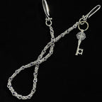 Purple-Dragon Bone Bead Pants Chain