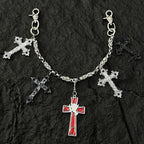 Element Cross Pendant Pants Chain