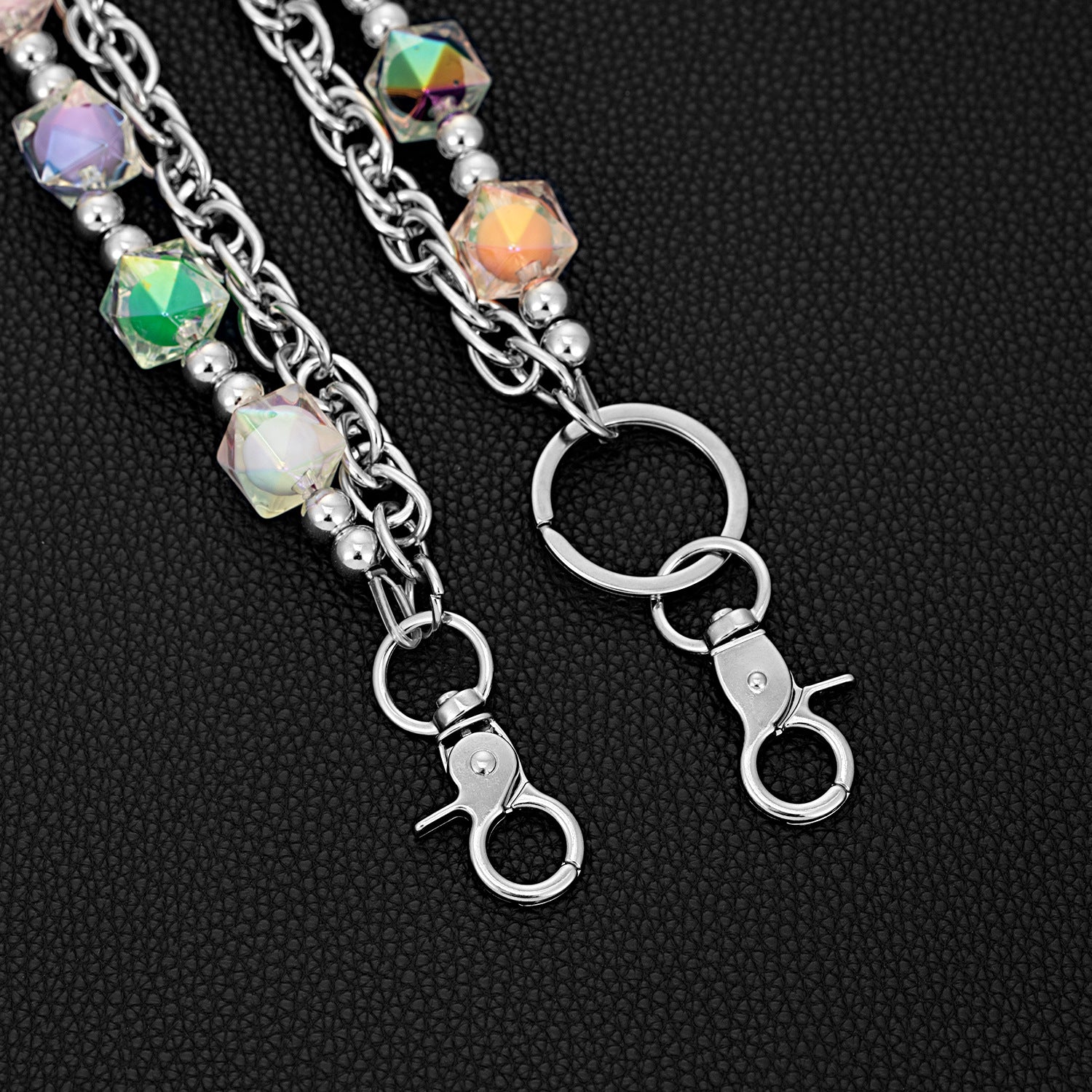 Double chain colorful candy trend hip hop hot selling pants chain