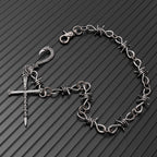 Vintage Gothic Cross Skull Pants Chain