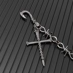 Vintage Gothic Cross Skull Pants Chain