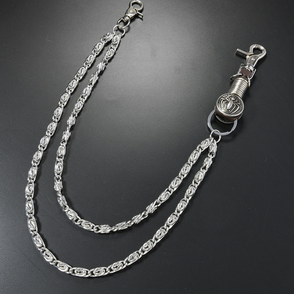 Punk hip-hop leather accessories waist chain