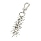 Punk Spiked Thorn Pants Chain Keychain