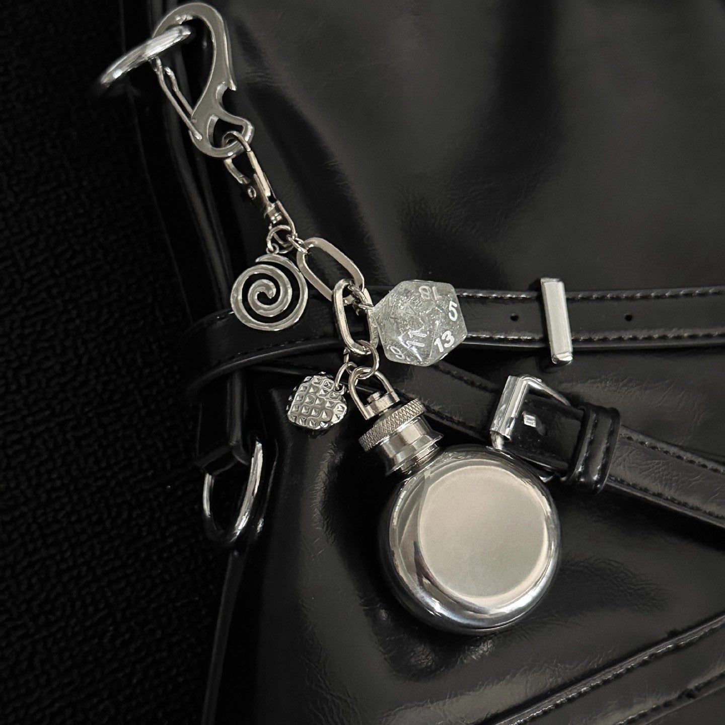 Strawberry Hip Pot Pendant Keychain