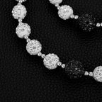14mm large diamond ball diamond double chain trouser chain