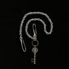 Blue-Dragon Bone Bead Pants Chain