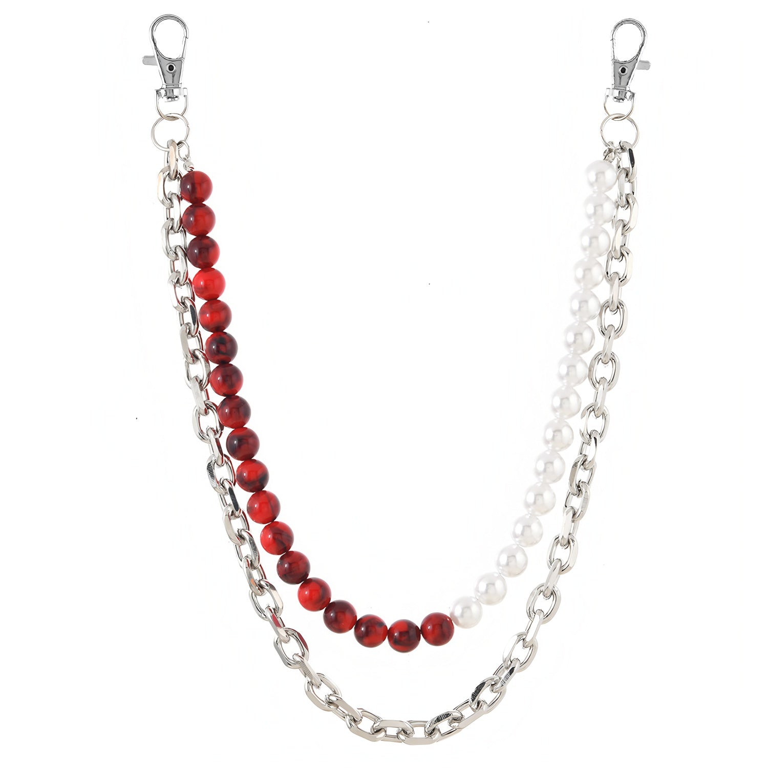 Original handmade beaded pant chain