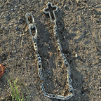 Cross stitching waist chain