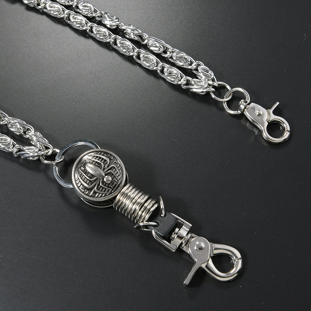 Punk hip-hop leather accessories waist chain