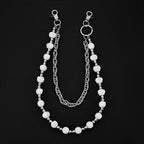 M&M double metal long trouser chain