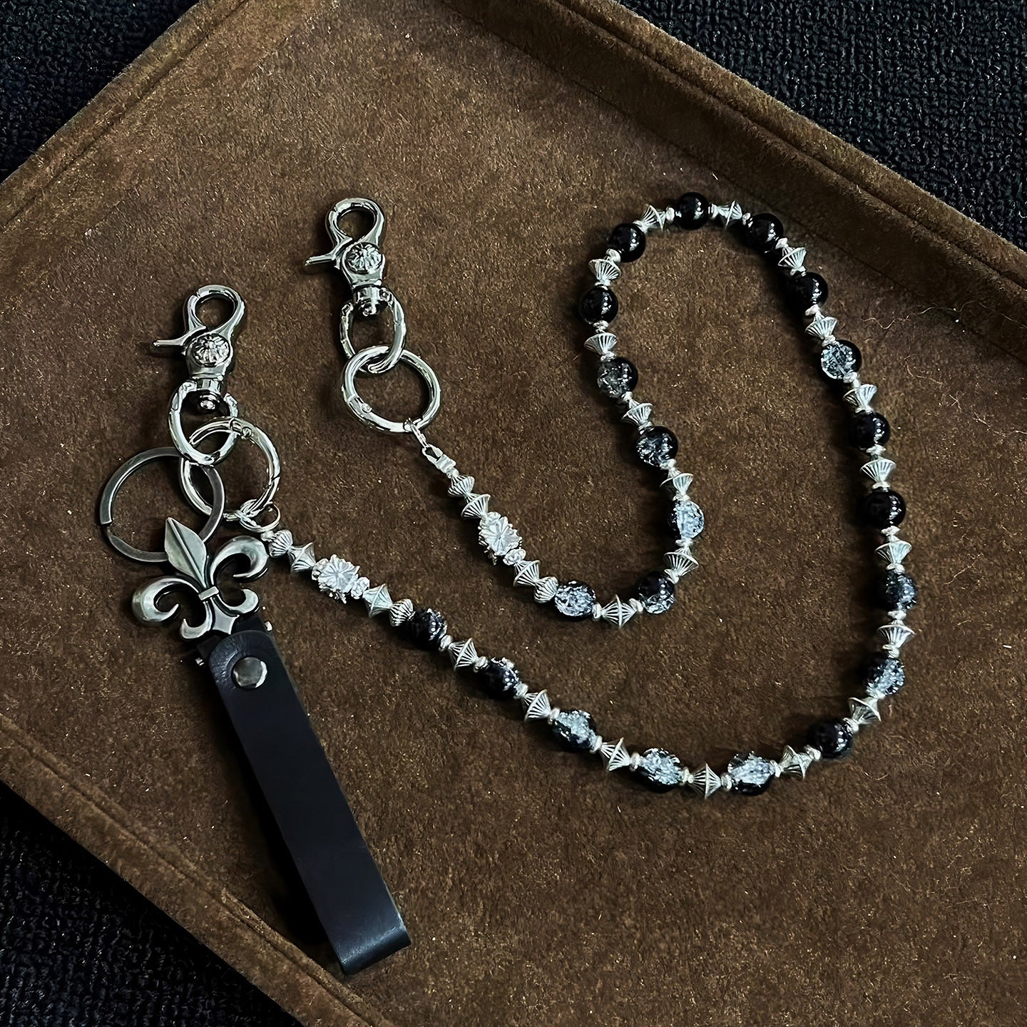 New dark style cross handmade trouser chain