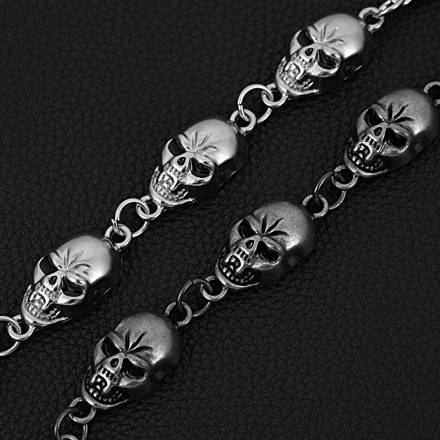 Skull personalized metal trouser chain