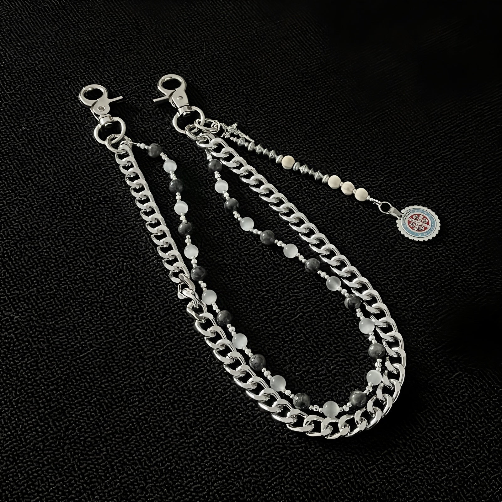 Handmade Beaded Cuban Trouser Chain