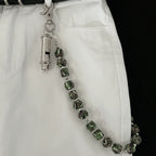 Silicone camouflage whistle pants chain