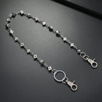 Metal dice pants chain