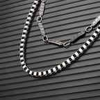 Exclusive design metal double chain waist chain