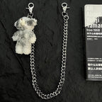 Cute bear plush original doll pendant pants chain