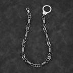 Simple handcuffs screw nut pants chain