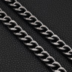 Creative double gun bullet retro double layer bold trouser chain
