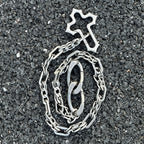 Cross stitching waist chain