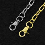 12 rivet spike pants chain
