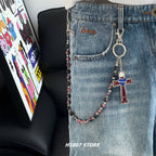 H1007 Original Portrait Beaded Series Pants Chain