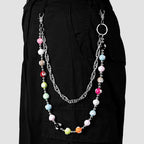 M&M double metal long trouser chain