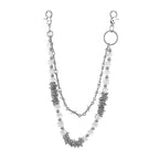 Special-shaped candy thorn double chain pants chain decoration
