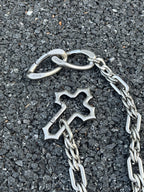 Cross stitching waist chain