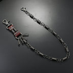 Fashionable metal spring trouser chain