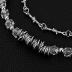 Special-shaped candy thorn double chain pants chain decoration