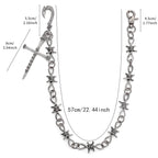 Vintage Gothic Cross Skull Pants Chain