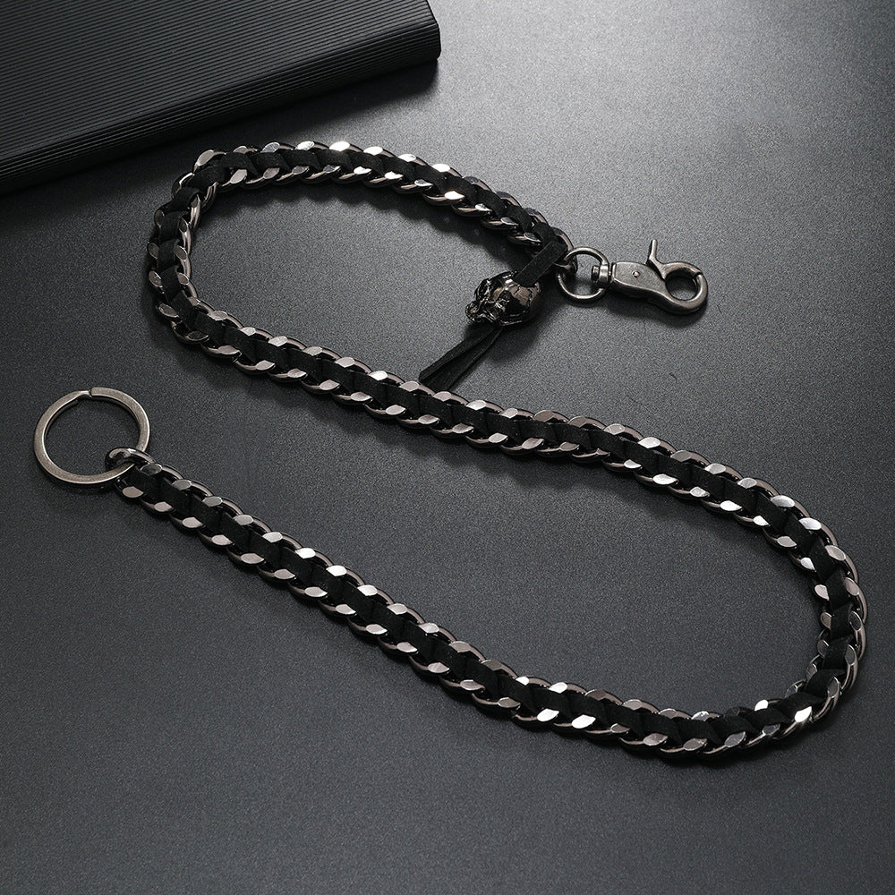 Punk fashion hip-hop waist chain