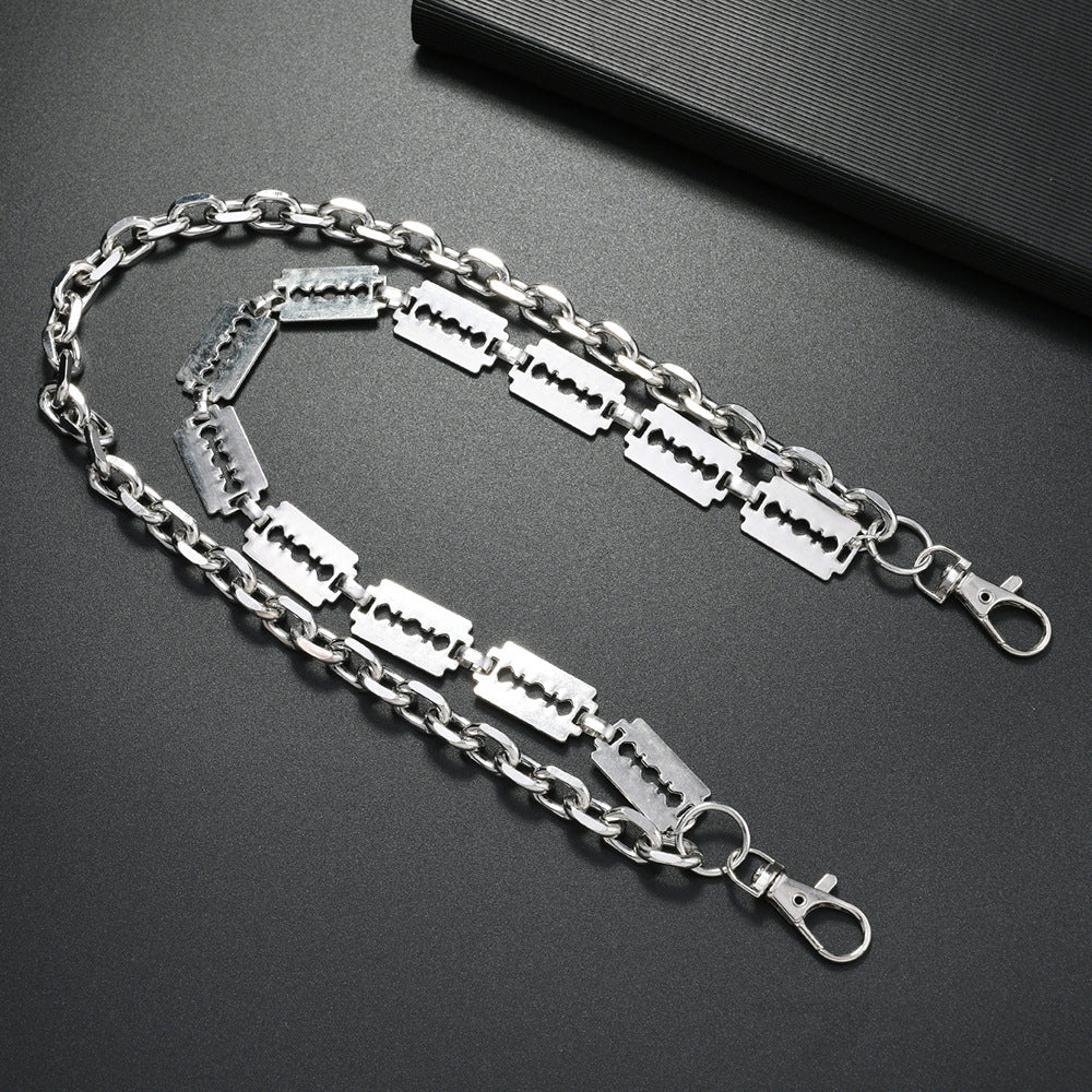 Punk Blade Shape Multi-Layered Pants Chain