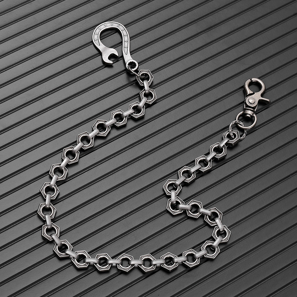 Fashion punk hip-hop style metal pants chain