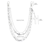 Personalized street hip-hop cross pants chain