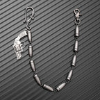 Personalized bullet design trouser chain