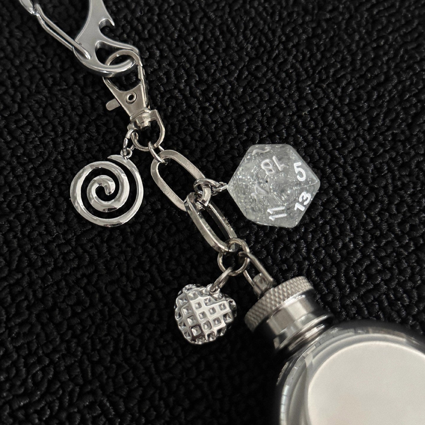 Strawberry Hip Pot Pendant Keychain