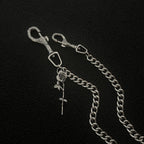 Heavy carving rose pants chain street hip hop European and American pants waist chain