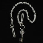 Purple-Dragon Bone Bead Pants Chain