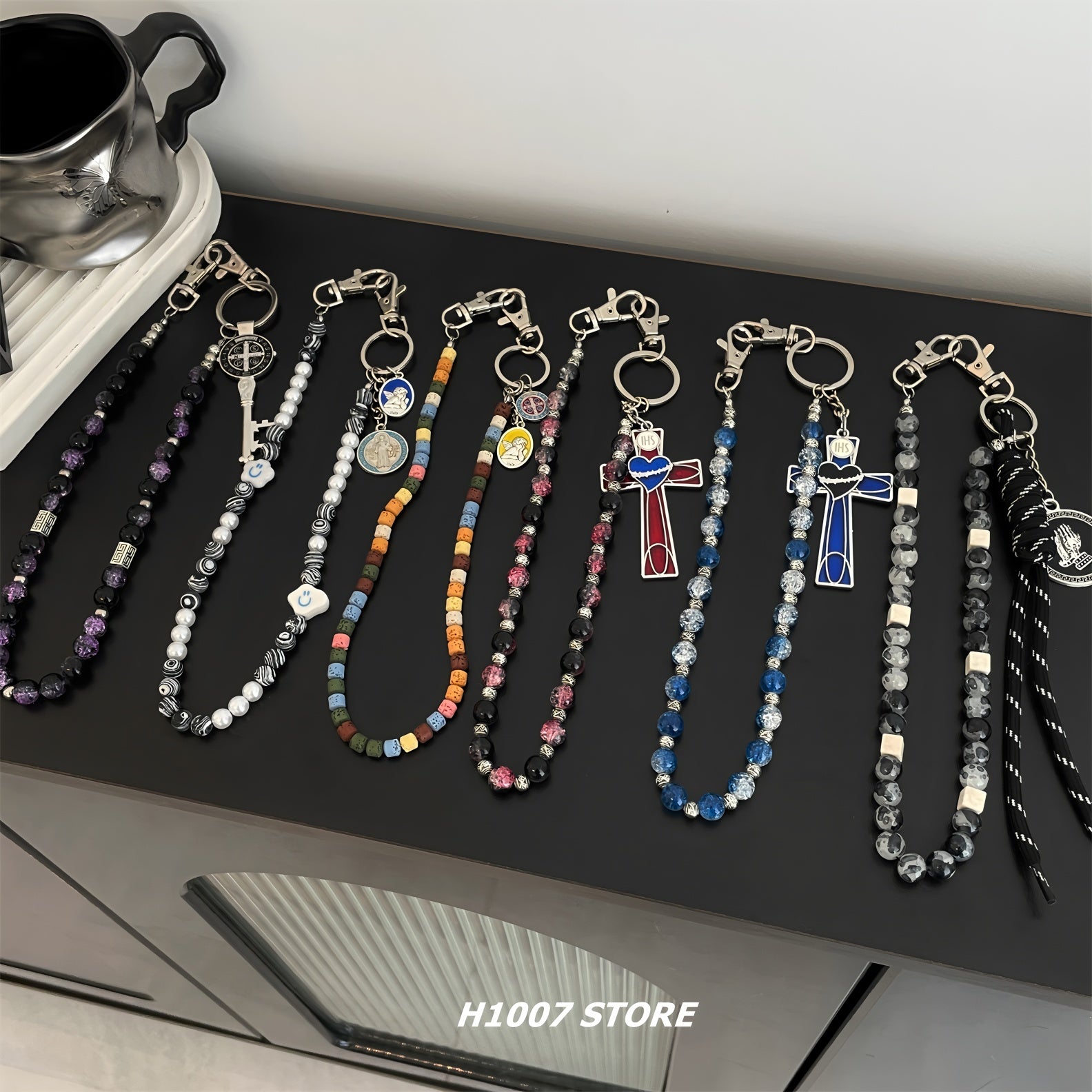 H1007 Original Portrait Beaded Series Pants Chain