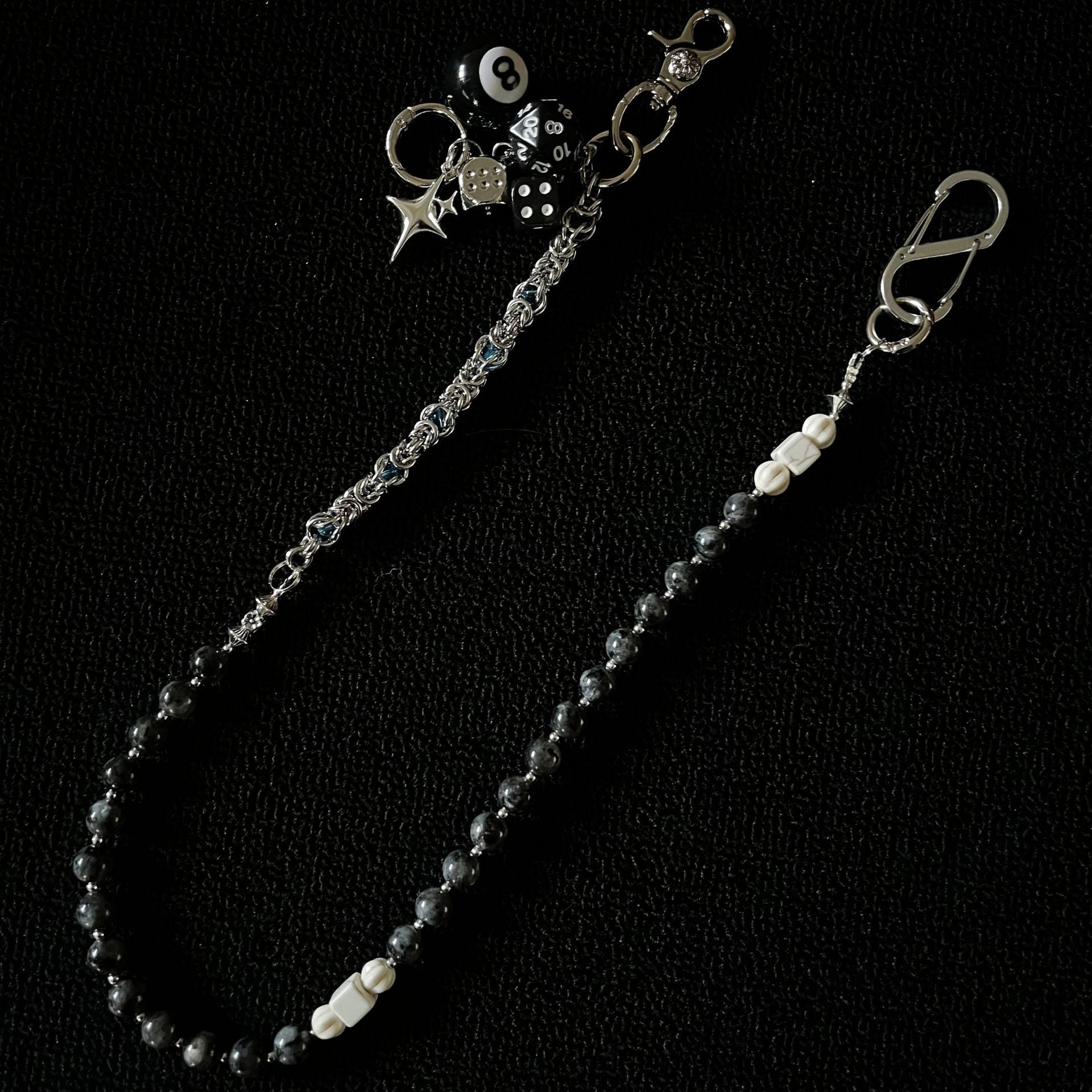 Dark Subculture Y2K Handmade Pants Chain