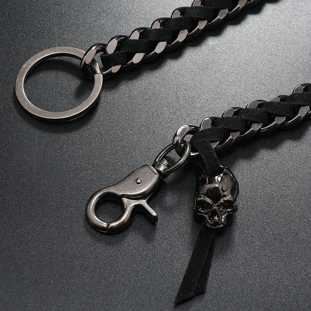 Punk fashion hip-hop waist chain
