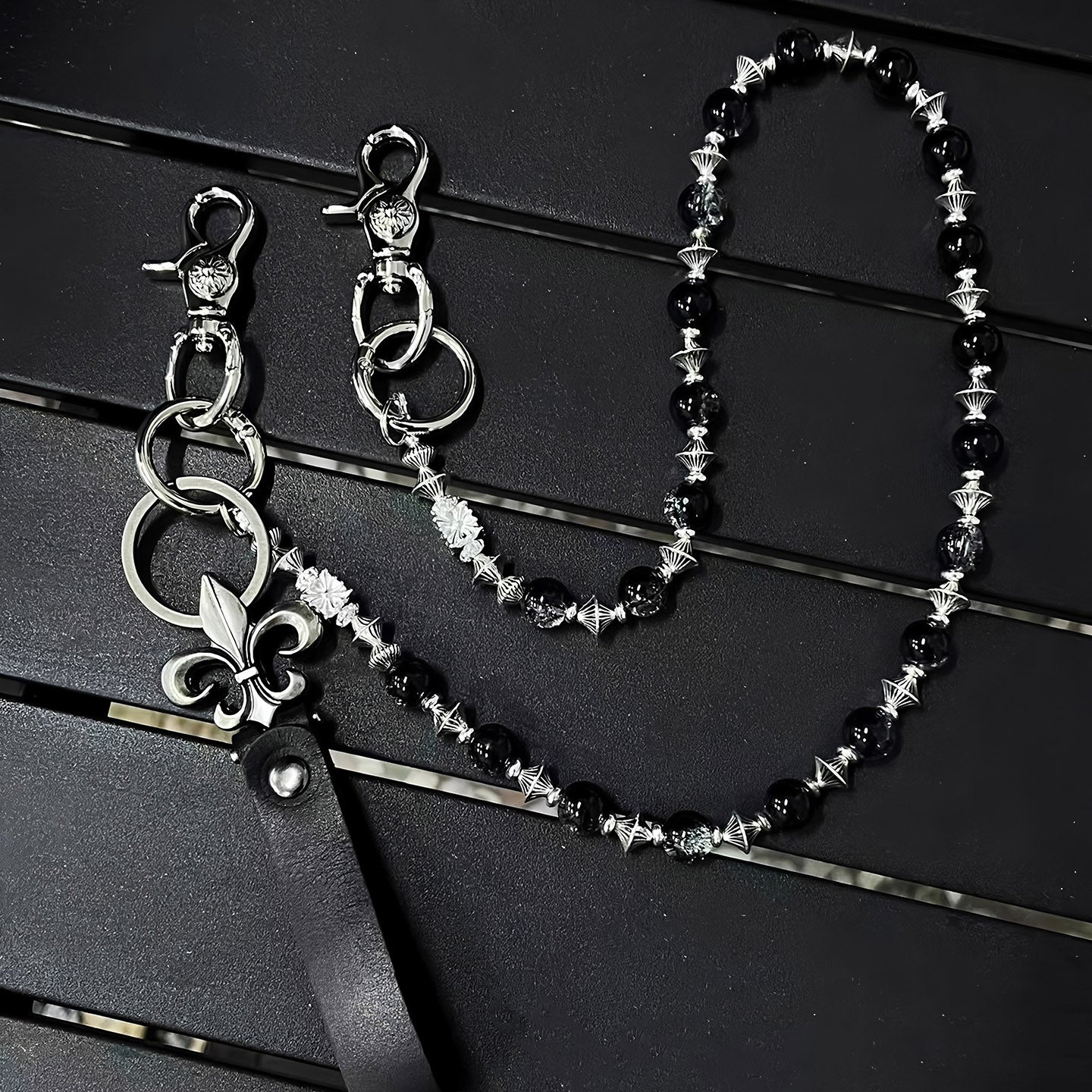 New dark style cross handmade trouser chain