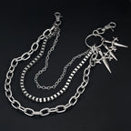 Skull Cross Triple Jeans Chain