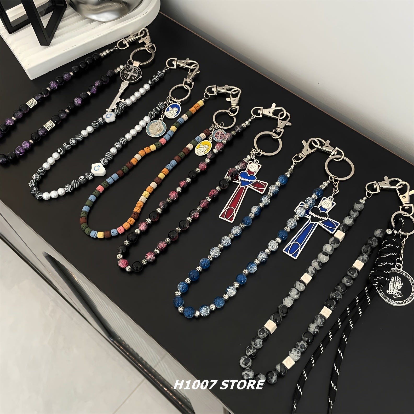 H1007 Original Portrait Beaded Series Pants Chain