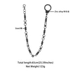 Simple handcuffs screw nut pants chain