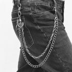 Skull Pendant Multi-layered Pants Chain
