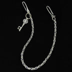 Purple-Dragon Bone Bead Pants Chain