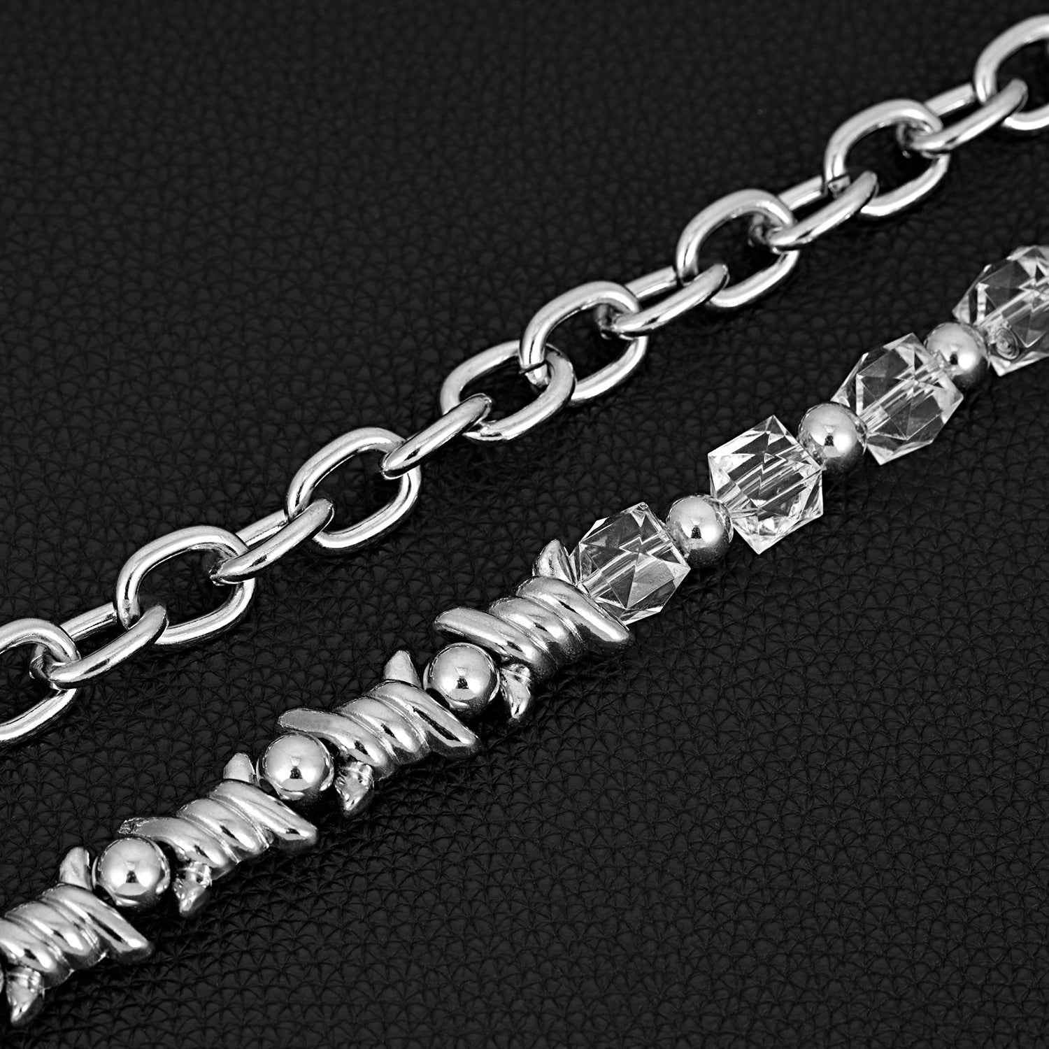 New double chain thorn candy trend hip hop pants chain